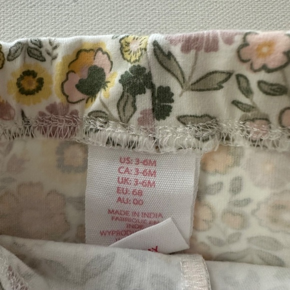 Shabby Chic 3-6 Months Baby Girl Floral Vest Top Pants Set Outfit Spring Floral - Picture 7 of 7